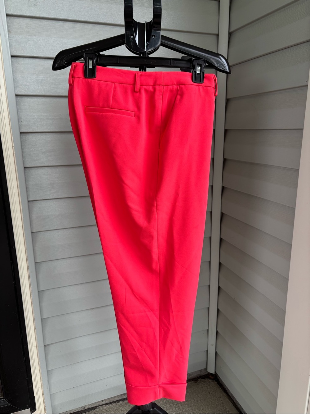 Vince Camuto Women’s Coral‎ Pink Ankle Pants Cuffed Stretch Career Size 12